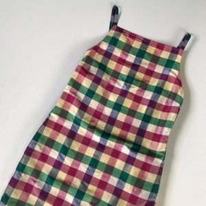 Ralph Lauren Plaid Silk Dress sz 2